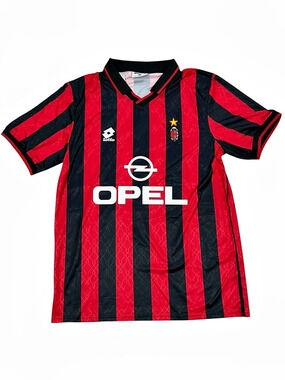 Lotto AC Milan Home Jersey 1993-1994 Red & Black
